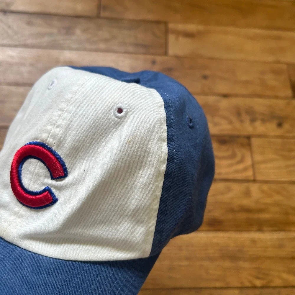 Twins Enterprise Chicago Cubs Youth Hat Blue White Embroidered Logo Adjustable